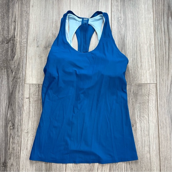 LULULEMON Cross Conditioning Tank Carbon Blue - Picture 3 of 5